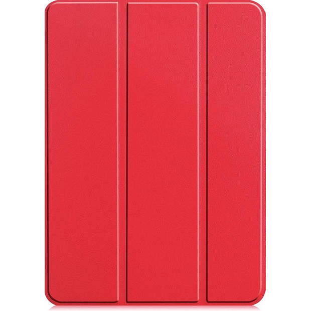 Basey iPad Pro 2021 (11 inch) Hoes Case Hoesje Hardcover Book Cover - Rood