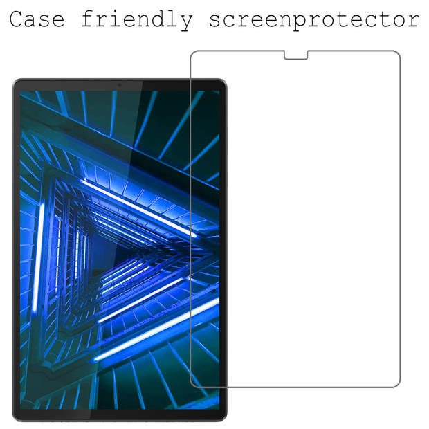 Basey Lenovo Tab M10 FHD Plus Screenprotector Tempered Glass - Lenovo Tab M10 FHD Plus Beschermglas Screen Protector
