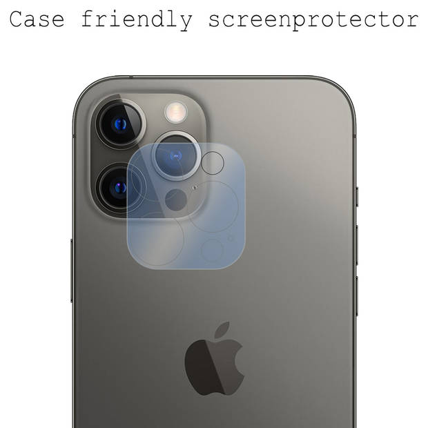 Basey iPhone 12 Pro Screenprotector Tempered Glass Beschermglas