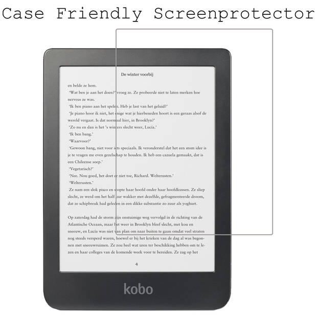 Basey Kobo Clara Screen Protector Tempered Glass -Transparant