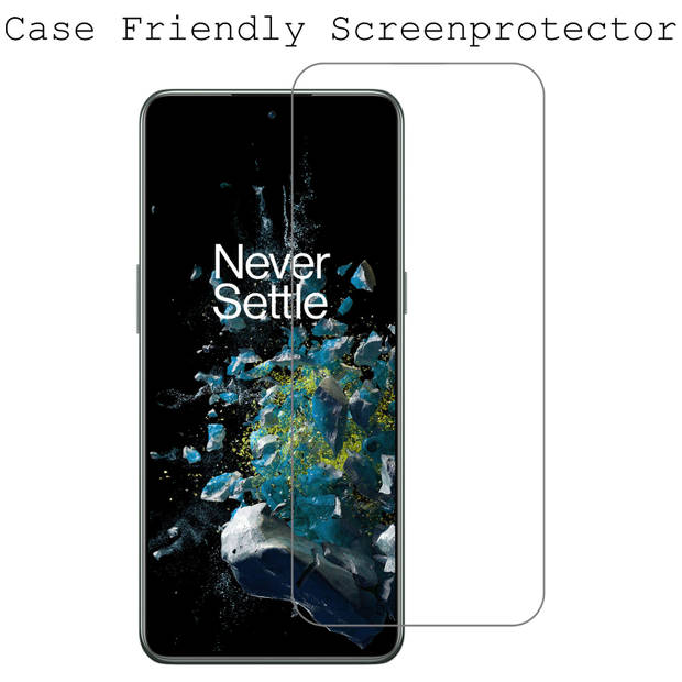 Basey OnePlus 10T Screenprotector Tempered Glass - OnePlus 10T Beschermglas Screen Protector Glas