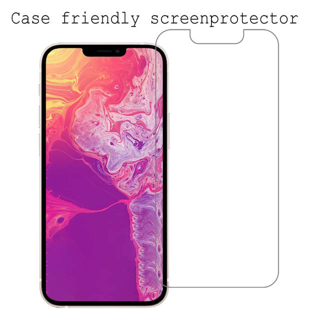 Basey iPhone 14 Plus Screenprotector Tempered Glass Beschermglas - iPhone 14 Plus Screen Protector