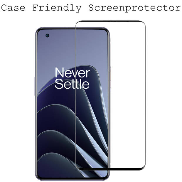 Basey OnePlus 10 Pro Screenprotector Screen Protector Beschermglas Tempered Glass Full Cover 3D