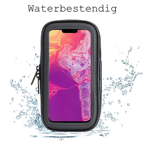 Basey Apple iPhone 11 Universele Telefoonhouder Waterdicht Fiets Scooter En Buggy Kunststof - Large