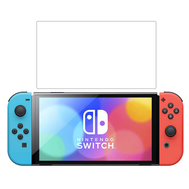 Basey Nintendo Switch NinSwitchScreen Protector Tempered Glass -Transparant
