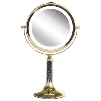 Beliani BAIXAS - Make-up spiegel-Goud-IJzer, Glas