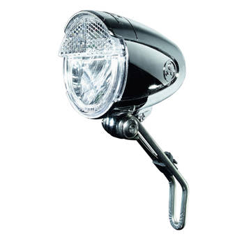 Trelock LS 583 Bike-i Retro koplamp zilver