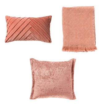 VOORDEELSET - Femm & Lewis & Belle - Muted Clay - roze Set van 3 stuks