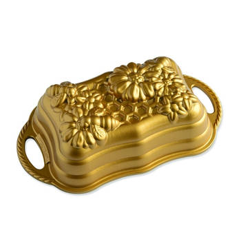 Nordic Ware - Bakvorm "Honeycomb Loaf Pan" - Nordic Ware Premier Gold