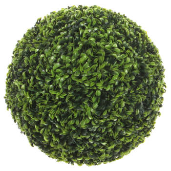 Mica Decorations Kunstplant - buxusbol - groen - 27 cm - Kunstplanten