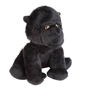 Pluche knuffel dieren Gorilla aap 15 cm - Knuffeldier