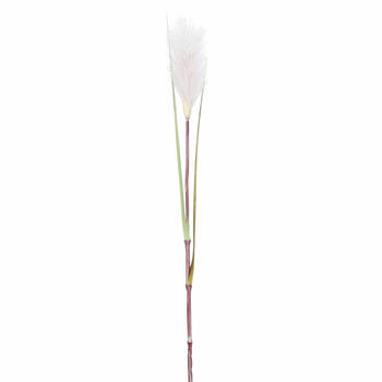 Mica Decorations - Rietgras kunstplant losse steel - roze - 72cm - Kunstplanten