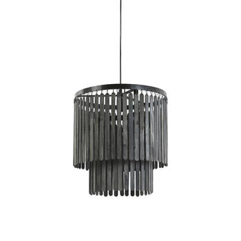 Light & Living - Hanglamp GULARO - Ø45x43cm - Zwart