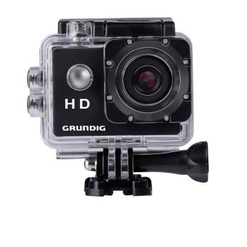 Grundig Action Camera HD720P - Onderwatercamera - Waterdicht tot 30M - 2"LCD Scherm - Zwart