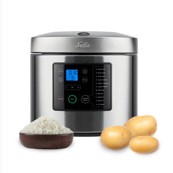 Blokker Solis Rice & Potato Cooker 8161 - Aardappel- en Rijstkoker aanbieding