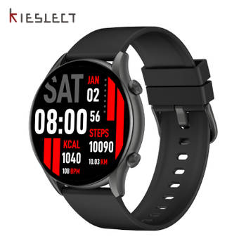 Kieslect Smart Calling Watch Kr Smartwatch Zuurstofmeter Waterproof- Zwart -