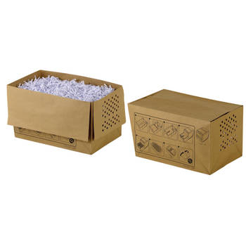 Rexel recycleerbare opvangzakken voor papiervernietiger 20 l, voor Auto+80X, pak van 20 zakken