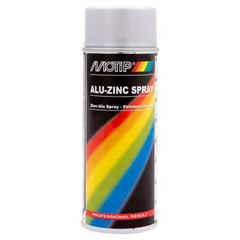 Zink/alu spray, 400 ml. Motip