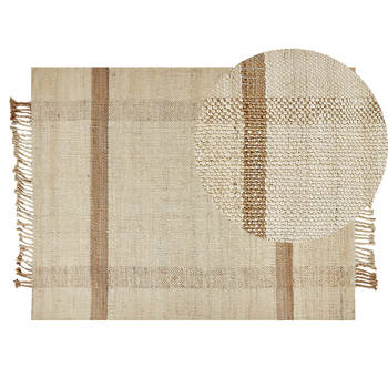 Beliani YELMEZ - Gevlochten-Beige-Jute