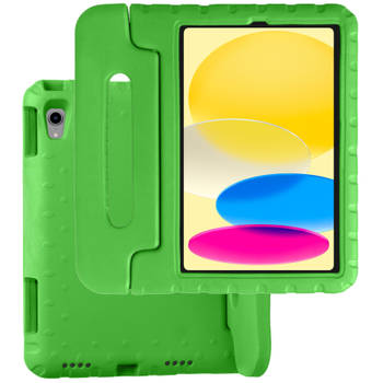 Basey iPad 10 Hoesje Kinder Hoes Shockproof Cover - Kindvriendelijke iPad 2022 Hoes Kids Case - Groen