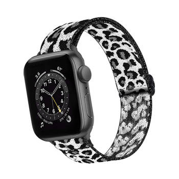 Basey Apple Watch 1-8 / SE - 38/40/41 mm Bandje Stof Nylon Apple Watch Band Smart watch Bandje