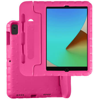 Basey iPad 10.2 2020 Hoesje Kinder Hoes Shockproof Cover - Kindvriendelijke iPad 10.2 2020 Hoes Kids Case - Roze
