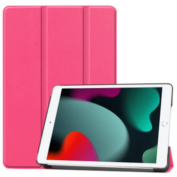 Basey iPad 10.2 2020 Hoes Book Case Hoesje - iPad 10.2 2020 Hoesje Hard Cover Case Hoes - Roze