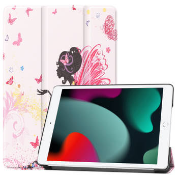 Basey iPad 10.2 2019 Hoes Book Case Hoesje - iPad 10.2 2019 Hoesje Hard Cover Case Hoes - Elfje