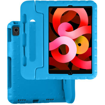 Basey iPad Air 5 (2022) Kinderhoesje Foam Case Hoesje Cover Hoes -Blauw