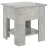 vidaXL Salontafel 40x40x42 cm bewerkt hout betongrijs
