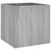 vidaXL Plantenbak 40x40x40 cm bewerkt hout grijs sonoma eiken