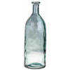 Bellatio Design Bloemenvaas - helder transparant gerecycled glas - D12 x H35 cm - Vazen