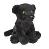 Ravensden Pluche knuffel dier zwarte panter - 15 cm - Speelgoed panters knuffelbeesten - Knuffeldier