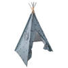 Atmosphera Tipi speeltent voor kinderen - 130 x 130 x 160 cm - blauw - Speeltenten