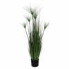 Mica Decorations - gras kunstplant - groen - H127 x D17 cm - Kunstplanten