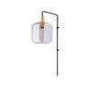 Light&living Wandlamp 35x21x70 cm LEKAR antiek brons+smoke glas