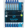 Schneider Slider Basic XB balpen, 6 + 1 gratis, blauw 10 stuks