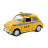 Modelauto Fiat 500 taxi geel schaal 1:24/12 x 5,5 x 5,5 cm - Speelgoed auto's