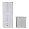 BrandsonBaxter garderobe opstelling 177 x 196 cm wit.