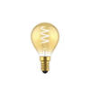 Blokker LED Kogel G45 3W E14 spiraal goud - Dimbaar
