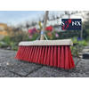 Synx Tools Gemeente bezem 45 cm Nylon - Straatbezem / Stadsbezem - Met Steel 150 cm - Bezems - Schrobborstel