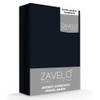 Zavelo® Jersey Hoeslaken Navy-2-persoons (140x200 cm)