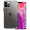 Basey iPhone 14 Pro Hoesje Siliconen Back Cover Case - iPhone 14 Pro Hoes Silicone Case Hoesje - Transparant