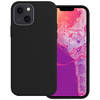 Basey iPhone 14 Plus Hoesje Siliconen Back Cover Case - iPhone 14 Plus Hoes Silicone Case Hoesje - Zwart