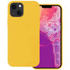Basey iPhone 14 Hoesje Siliconen Back Cover Case - iPhone 14 Hoes Silicone Case Hoesje - Geel