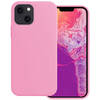 Basey iPhone 13 Mini Hoesje Siliconen Hoes Case Cover -Lichtroze