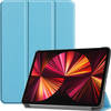 Basey iPad Pro 2021 (11 inch) Hoesje Kunstleer Hoes Case Cover -Lichtblauw