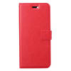 Basey iPhone 14 Pro Max Hoesje Book Case Kunstleer Cover Hoes -Rood