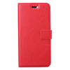 Basey iPhone 14 Plus Hoesje Book Case Kunstleer Cover Hoes -Rood