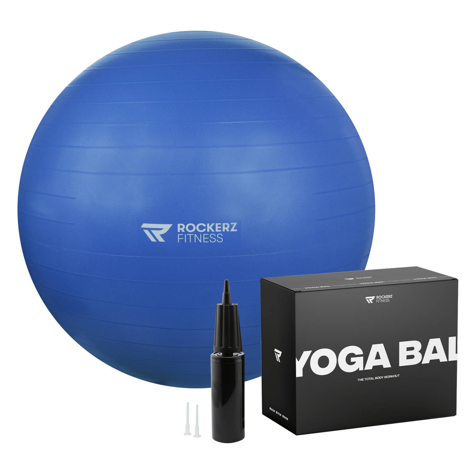 Fitness Bal Yoga Bal Gymbal Zitbal 65 Cm Kleur: Blauw